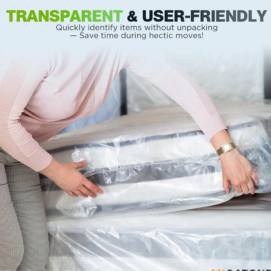 Mattress Bags for Moving, Storage & Disposal - (set of 10) - Image 4